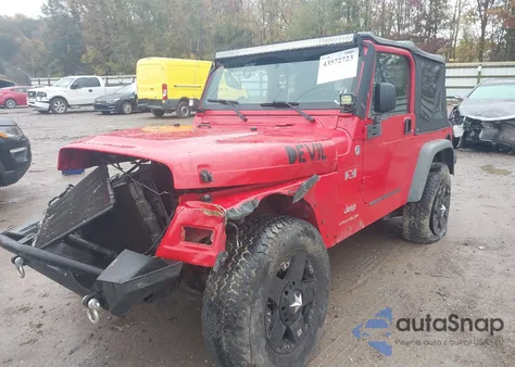 2006 Jeep Wrangler X z USA, uszkodzony, nr VIN 1J4FA39S16P722956